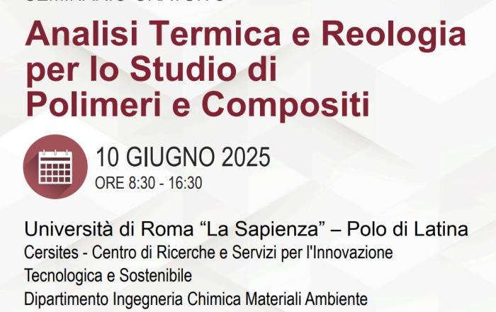 Seminario Analisi Termica e Reologia